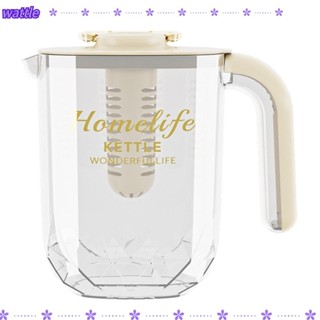 WA-SPORT 水壺,透明塑膠冷水壺,2L 帶濾茶器耐熱飲料壺