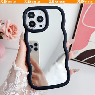 馬卡龍鏡面殼 高階感馬卡龍 大波浪鏡面 矽膠防摔 適用於 iPhone 16 15 14 13 Promax 防摔保護殼