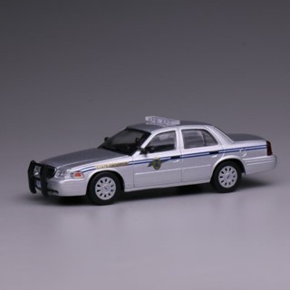【925HOT】596 Model 1:64 福特 皇冠銀灰色 CV 維多利亞合金汽車模型合金壓鑄模型diecast R