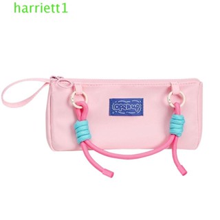 HARRIETT文具收納袋,儲物盒大容量鉛筆袋,便攜式可愛桌面管理器經久耐用鋼筆收納袋學校用品