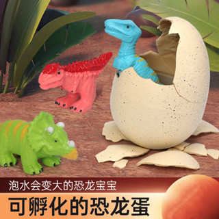新品熱賣恐龍蛋孵化蛋泡大膨脹變形模擬恐龍創意禮物泡水變大兒童小玩具蛋