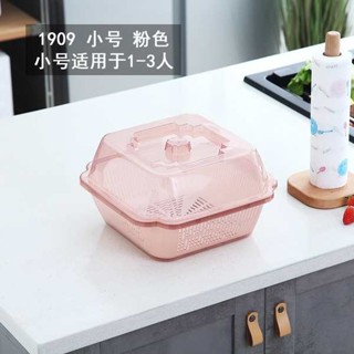車上置物架 車用垃圾袋 瀝水碗櫃裝碗筷收納盒放碗箱塑膠碗架廚房家用帶蓋碗盆碗碟置物架