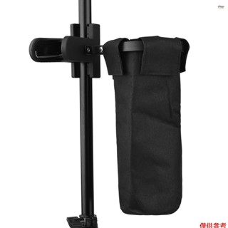 全新鼓棒架牛津布鼓棒袋鼓棒容器袋夾夾棒架適用於鑔片/鼓/音樂架