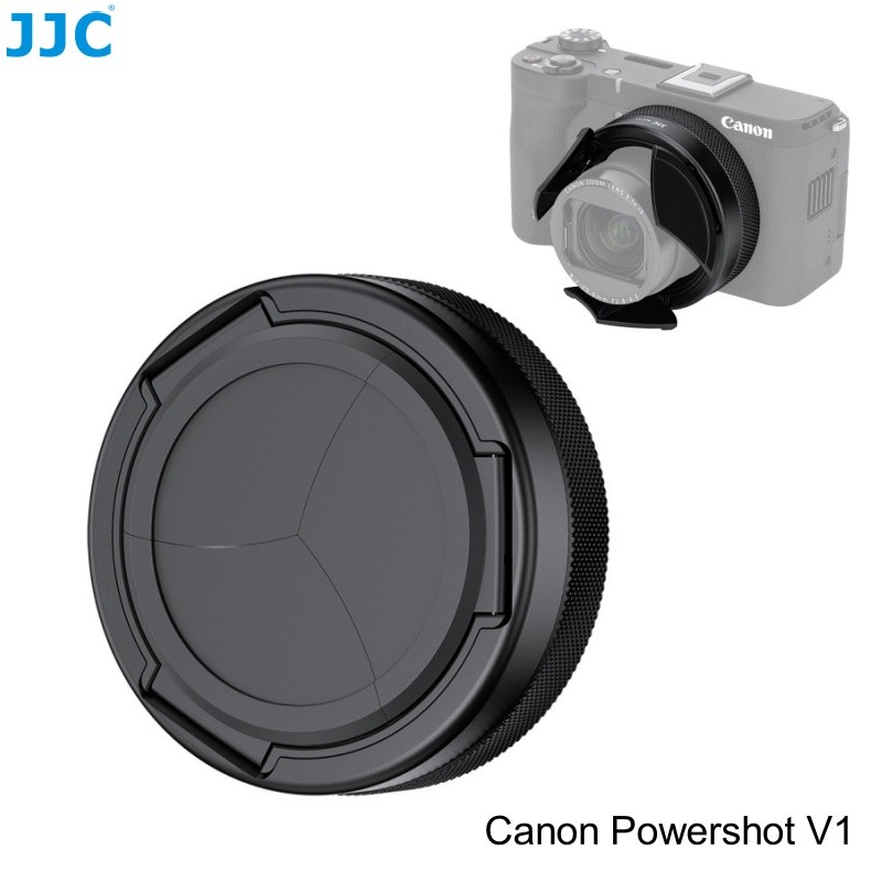 JJC 佳能V1 自動鏡頭蓋 Canon Powershot V1 相機自動開合鏡頭保護蓋 防刮防塵無需取下