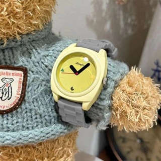 Wrist watch 多巴胺撞色全自動手錶女款2025新款高顔值女生防水石英錶少女心