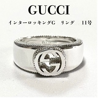 GUCCI 古馳 戒指 897 Interlocking系列 11號 mercari 日本直送 二手