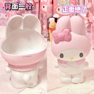 三麗鷗HelloKitty筆筒文具美樂蒂化妝刷收納筒桌麵收納擺件禮物
