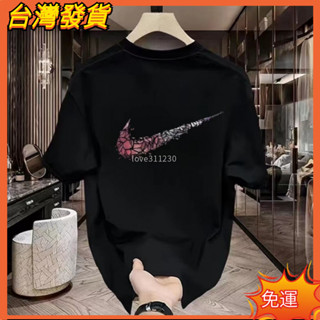 【免運】[S-5XL] T恤男 230g 重磅純棉雙面印花破碎勾 JS 女生 男生 短袖 上衣