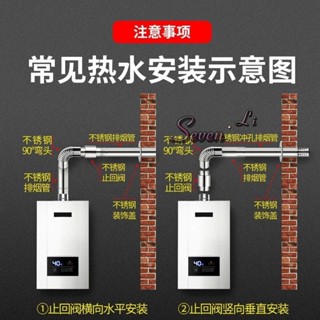 🔥臺灣熱賣🔥適用於美的林內海爾直徑6cm燃氣熱水器配件60不鏽鋼排煙排氣管道《優選》