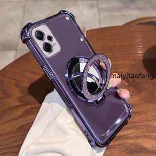 Redmi note 12 4G redmi note 12 pro 5g 2023 手機殼防震 3D 化妝鏡架新款軟殼