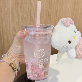 珍珠奶茶環保杯 大象杯二代 Hellokitty貓吸管杯tritan杯高顏值可愛少女心水杯學生便攜隨行杯