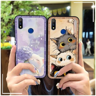 散熱動物真我OPPO Realme 3 Pro/X Lite/RealmeX 青春版手機殼矽膠純色塗鴉趣味個性創意數碼