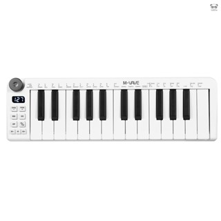 M-VAVE MIDI鍵盤25鍵SMK-25mini 內建780mAh鋰電池 有頻道