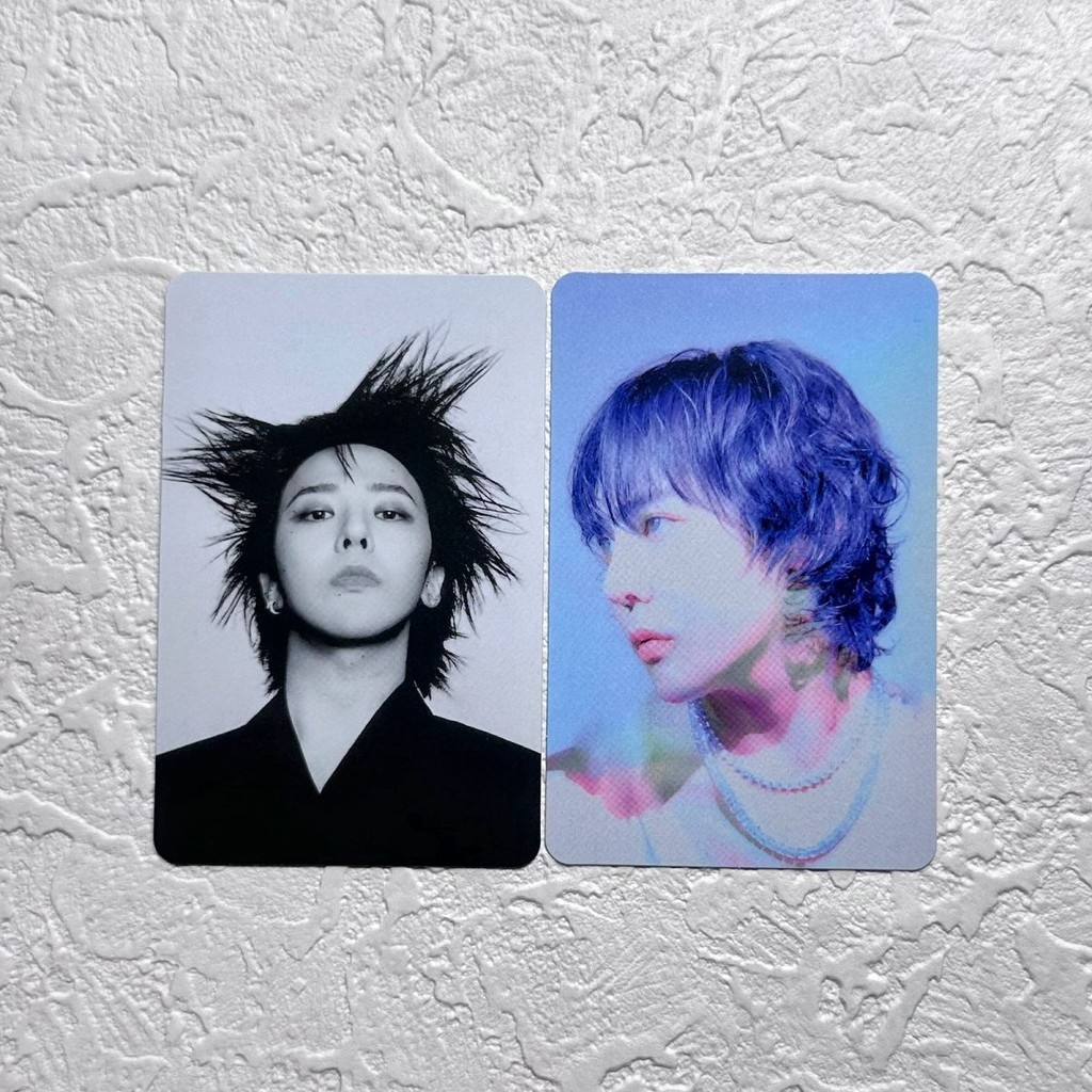💕正版官卡 權志龍G-DRAGON小卡 Übermensch正規三 黑白炸毛海膽龍  阿拉丁特典藍發龍小卡 正版小卡