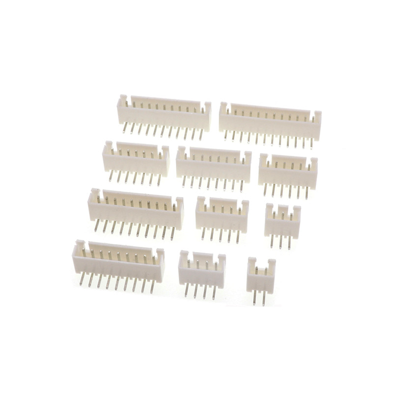 10pcs XH2.54 直角排針連接器 2P 3P 4P 5P 6P 7P 8P 9P 10P 彎針 11P 12P