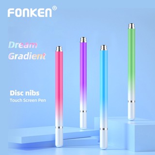 Fonken 通用手寫筆漸變色手寫筆適用於 Android IOS 平板繪圖手寫筆