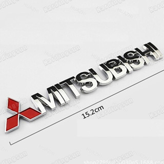 MITSUBISHI 三菱 3D 側擋泥板後行李箱標誌徽章貼紙貼花適用於三菱