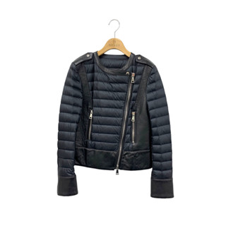 Moncler BOTT OTTO 皮衣外套 羽絨服 夾克外套 黑色 日本直送 二手