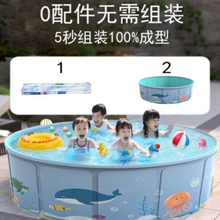 免費充氣室外游泳池兒童玩具可折疊家用水池兒童兒童海洋池寶寶兒童非充氣室外游泳池兒童玩具可折疊20250609