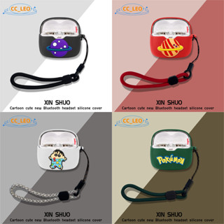 精靈寶可夢 適用於 JBL TUNE Buds 手機殼 JBL TUNE Buds 創意可愛神奇寶貝皮卡丘卡通矽膠軟殼