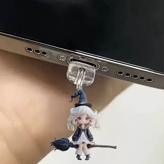 New style of Li新款小女孩手機防塵塞充電堵頭吊飾吊墜蘋果華為安卓type-c通用6.13