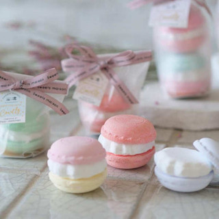 日本限定Sweets Maison馬卡龍汽泡沐浴球入浴劑2個套裝泡澡球