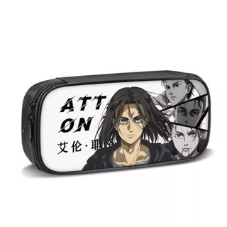Anime Badge 進擊的巨人 徽章 進擊的巨人艾倫兵長三笠筆袋大容量文具盒文具袋學生鉛筆盒男孩子5/27