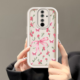 HP XIAOMI REDMI 小米紅米 Note 8 Pro 適用於惠普外殼軟殼時尚惠普花弓 4873 手機殼軟矽膠外