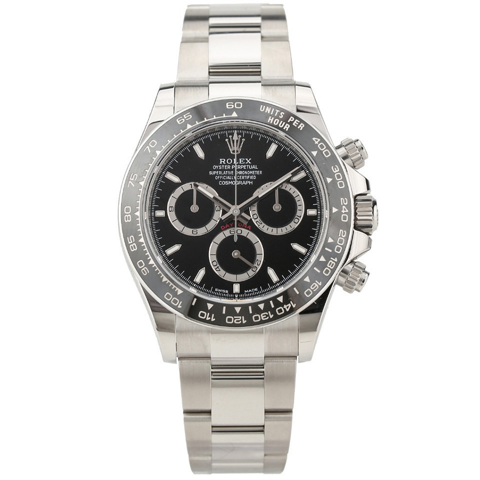 Rolex 勞力士迪通拿黑熊貓迪精鋼機械男表m126500ln-0002