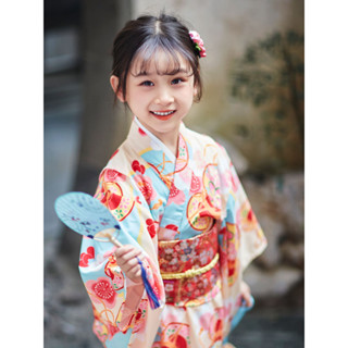 日本兒童和服女童日式浴衣櫻花小孩中國風夏季女童女寶