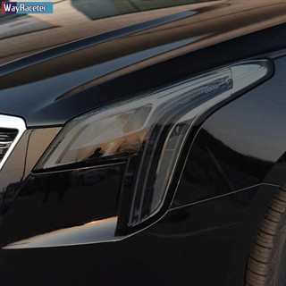 凱迪拉克 XT4 XT5 XT6 CT4 CT5 CT6 XTS ATS Escalade 配件汽車大燈保護膜前煙黑色