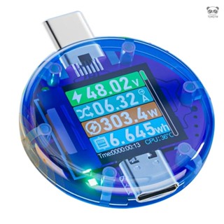 多功能Type-C PD檢測儀USB測試儀 觸控控鍵高壓48V CC曲線表 數顯電壓電流表 容量測量儀表 電流/電壓/功