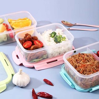 微波便當盒 韓國便當盒 振興微波爐可用加熱飯盒保鮮盒學生上班族便攜帶飯分隔便當盒餐盒