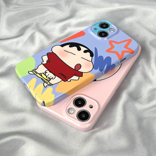 搞怪 塗鴉 卡通 蠟筆男孩 防摔 手機殼 適用iPhone 16ProMax 15Pro 8Plus 14Pro 13P