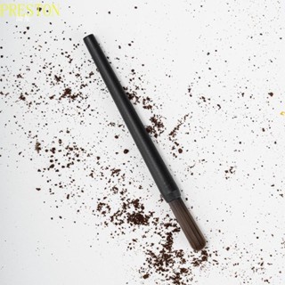 PRESTONWV咖啡粉清潔刷,經久耐用硬毛咖啡研磨機刷,茶壺刷塑膠防滑手柄咖啡機刷子凹槽