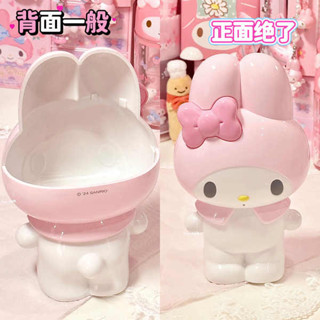 旋轉筆筒 造型筆筒 三麗鷗HelloKitty筆筒文具美樂蒂化妝刷收納筒桌面收納擺件禮物