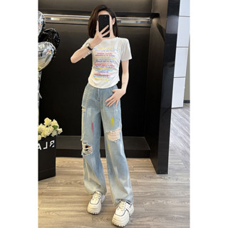 韓版休閒時尚女裝夏季時尚套裝女夏季洋氣顯瘦百搭短款T恤上衣高腰褲5.29