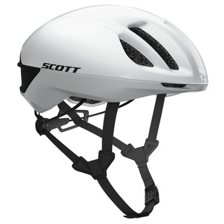 SCOTT CADENCE PLUS (CE) 全新空力競速安全帽〔質感白〕- MIPS-AIR新型多向衝擊腦部保護系統