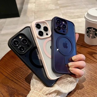 【臺灣出貨】矽膠磁吸簡約iphone16馬卡龍手機殻蘋果14透明亞剋力15防摔保護套