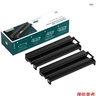 全新 HPRT 2 卷熱轉印色帶,適用於 GT1 便攜式 A4 熱轉印列印機,適用於家庭辦公室