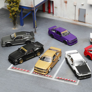 ⭐24小時⭐DCT 1:64 模型車 壓鑄汽車豐田寬體 AE86 RWB 改裝車模型