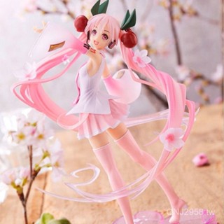 初音未來手辦櫻花公主殿下美少女玩偶模型週邊車載擺件禮物玩具