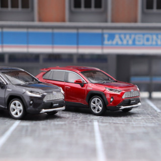 ⭐24小時⭐LCD 1:64模型車 Toyota Toyata RAV4 Hybrid 混合合金模擬車模型