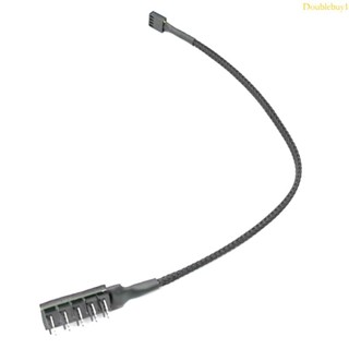 DOU 高效 5 路 4PIN 3PIN PWM 控制 PC 風扇集線器適配器電纜,用於多個風扇