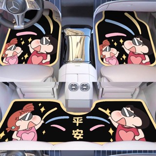 🚗 蠟筆小新 汽車腳墊 矽藻泥 後排連體 多尺寸可選 超強吸水 耐髒防滑 車內專用 好清潔 防黴抗菌