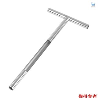 21英寸 手持便攜式土壤採樣器 不鏽鋼土壤取樣工具 家用花園園林草坪維護工具 T型手柄 土壤採樣器