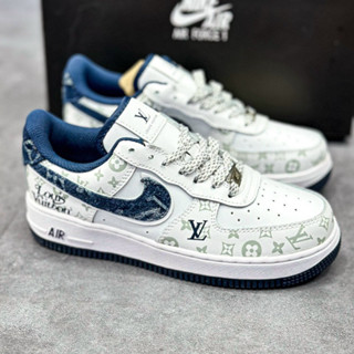 耐吉 [保護套鞋] Af1路易威登運動鞋男女好貨耐克lv高品質熱銷潮流2023整盒