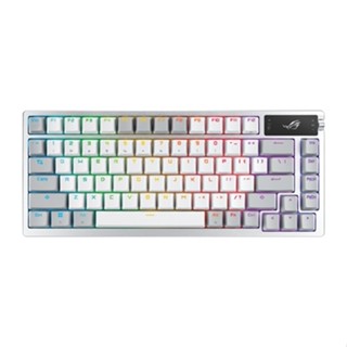 ASUS 華碩 ROG Azoth WHITE STORM風暴軸電競無線機械鍵盤 綠風潮