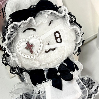 【現貨】10cm病嬌女僕蕾絲公主裙洛麗塔套裝毛絨公仔穿衣服著替配飾