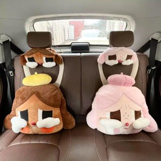 【Nana車品】可愛卡通哭娃抱枕沙發靠墊汽車頭枕女孩睡覺枕頭靠枕車載枕